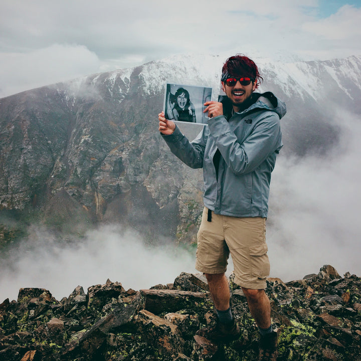 Blake Hunter's first 14er he hiked with his friend Stephanie the weeks following the loss of his mom