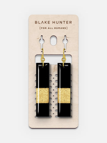 Gold Edition Linea Plank Earrings | Blake Hunter (For All Humans)-Jewelry-Arsenal By Blake Hunter