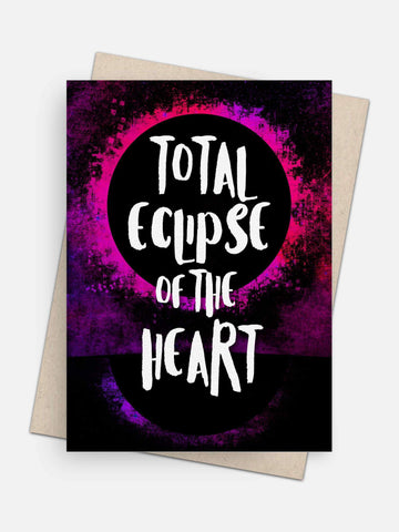 Total Eclipse of the Heart Love Card-Greeting Cards-Arsenal By Blake Hunter