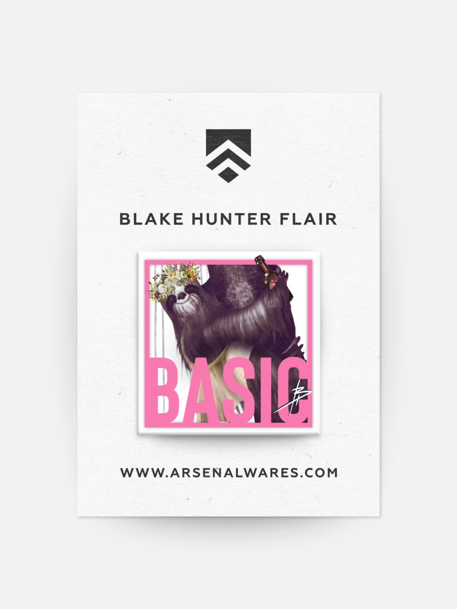 Basic Sloth Blake Hunter Flair-Buttons & Pins-Arsenal By Blake Hunter