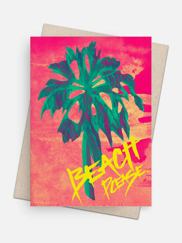 Beach Please Squad Card-Greeting Cards-Arsenal By Blake Hunter