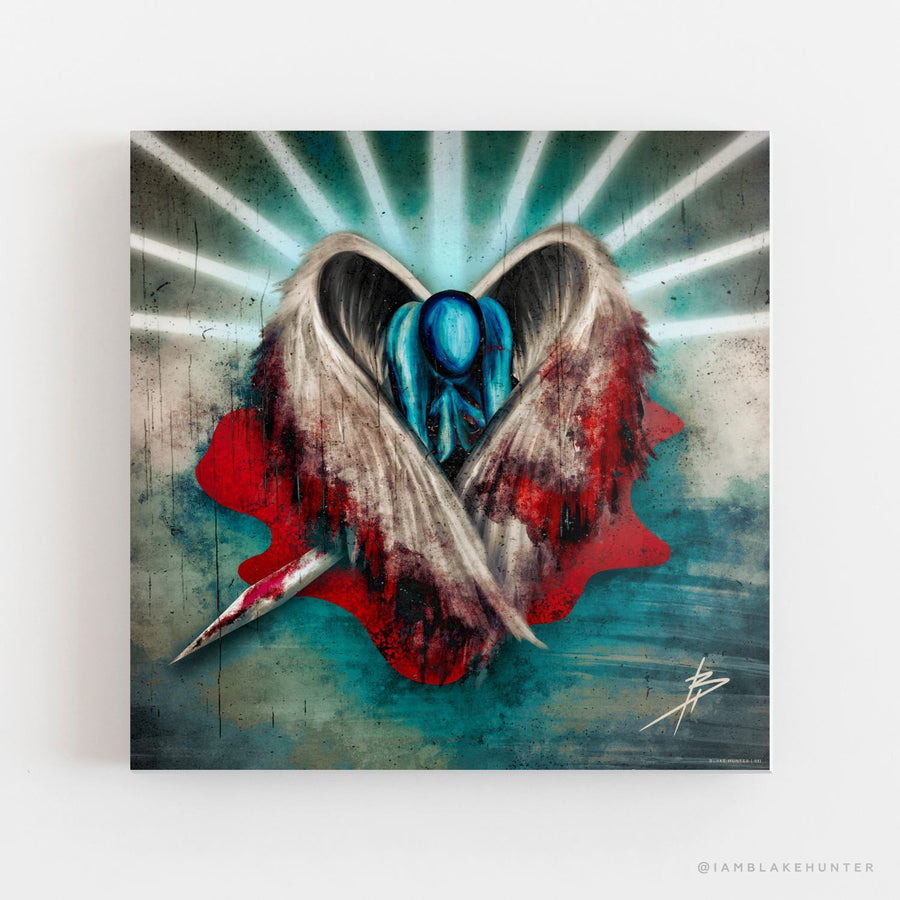 Defeated Heart | 081 | Wall Art-Wall Art-Arsenal By Blake Hunter