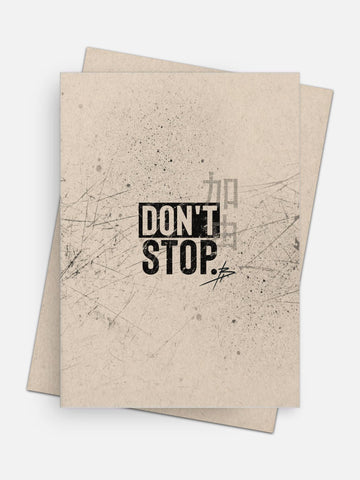 Don’t Stop Empowerment Card-Greeting Cards-Arsenal By Blake Hunter