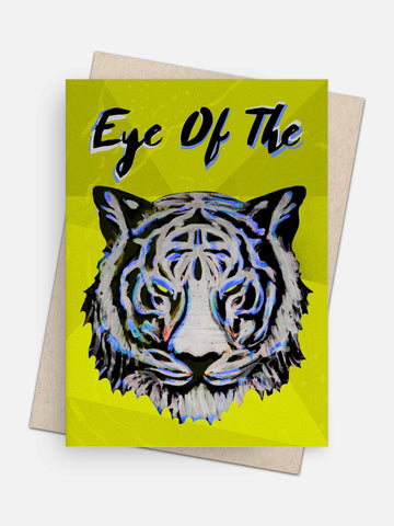 Eye of The Tiger Empowerment Card-Greeting Cards-Arsenal By Blake Hunter