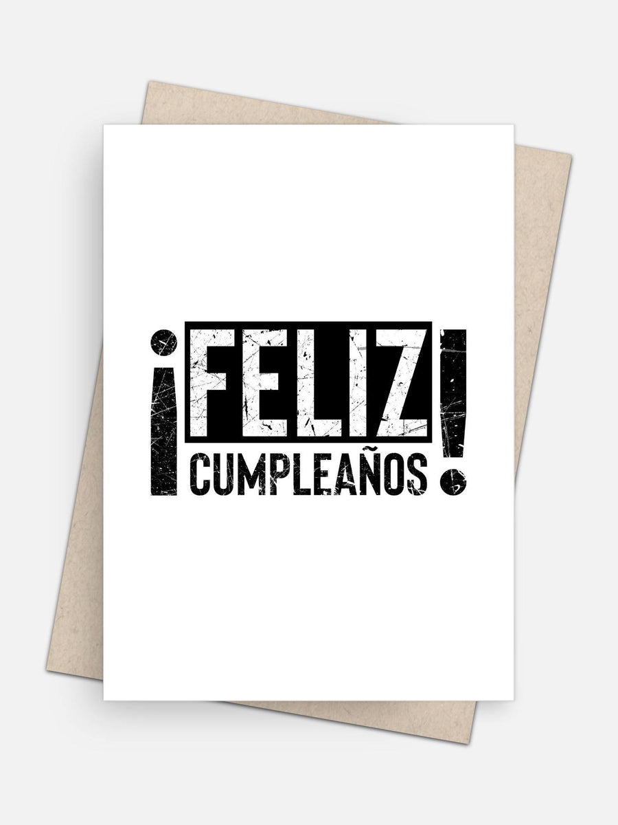 Feliz Cumpleaños Birthday Card-Greeting Cards-Arsenal By Blake Hunter