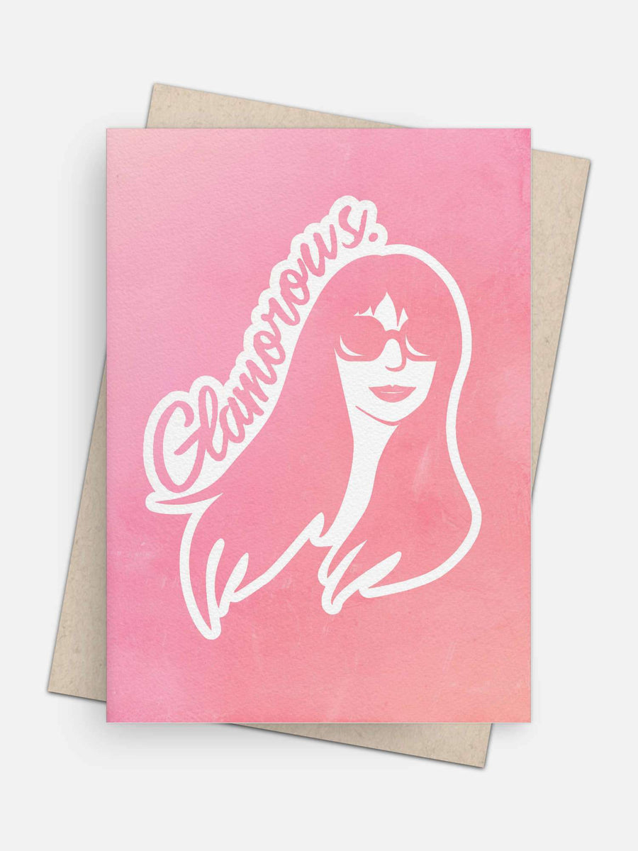 Glamorous Janice Empowerment Card-Greeting Cards-Arsenal By Blake Hunter