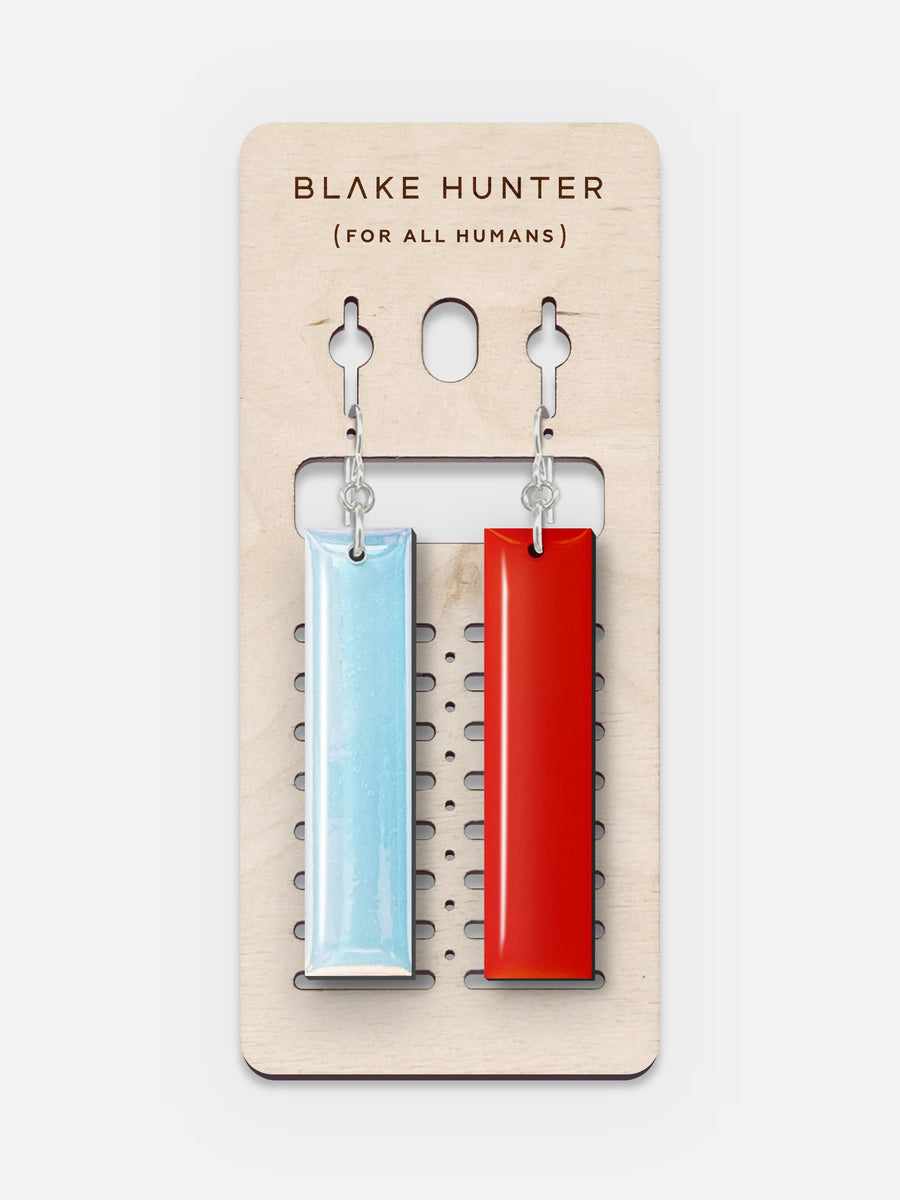 Haloglam Edition Plank Earrings | Blake Hunter (For All Humans)-Jewelry-Arsenal By Blake Hunter