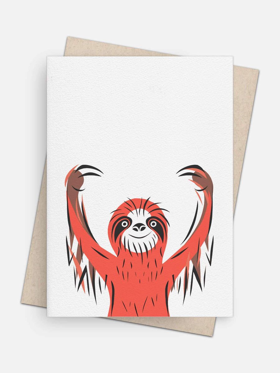 I Sloth U Card-Greeting Cards-Arsenal By Blake Hunter