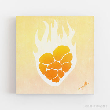 Ignited Heart | 029 | Wall Art-Wall Art-Arsenal By Blake Hunter