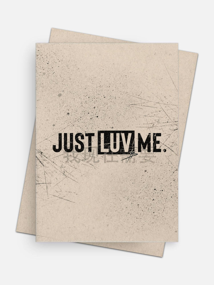 Just Luv Me Love Card-Greeting Cards-Arsenal By Blake Hunter