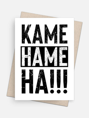 Kamehameha! Empowerment Card-Greeting Cards-Arsenal By Blake Hunter