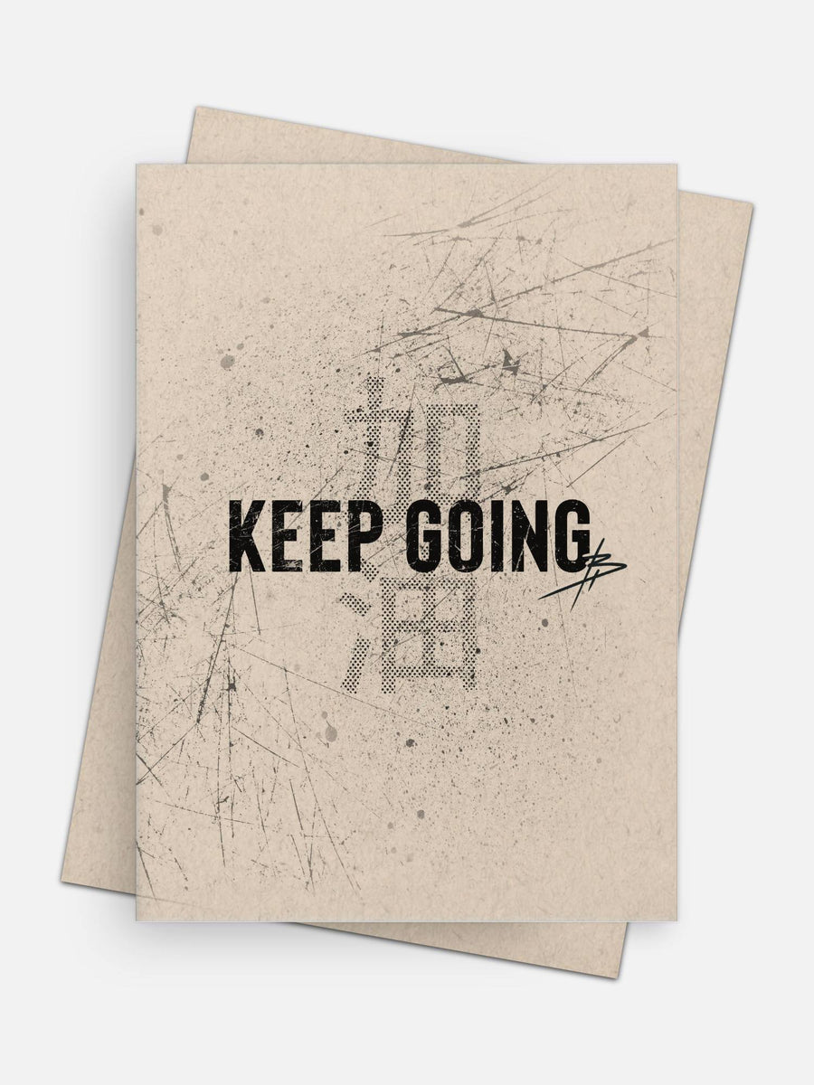 Keep Going Empowerment Card-Greeting Cards-Arsenal By Blake Hunter
