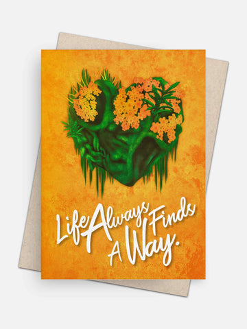 Life Always Finds a Way Empowerment Card-Greeting Cards-Arsenal By Blake Hunter