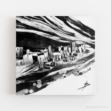 Mesa Verde Black | 124 | Wall Art-Wall Art-Arsenal By Blake Hunter