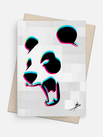 Savage Panda 90’s Card-Greeting Cards-Arsenal By Blake Hunter