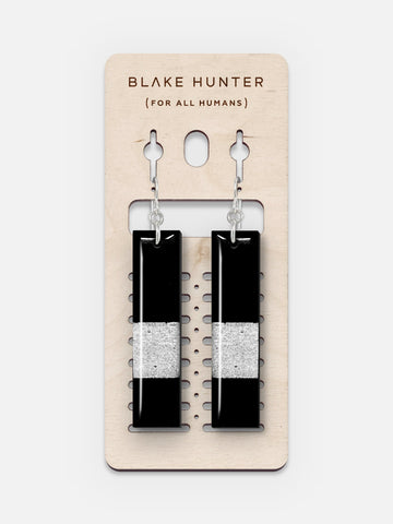 Silver Edition Linea Plank Earrings | Blake Hunter (For All Humans)-Jewelry-Arsenal By Blake Hunter