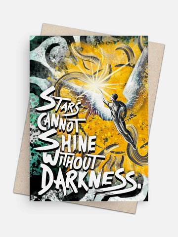 Stars Can’t Shine Empathy Card-Greeting Cards-Arsenal By Blake Hunter