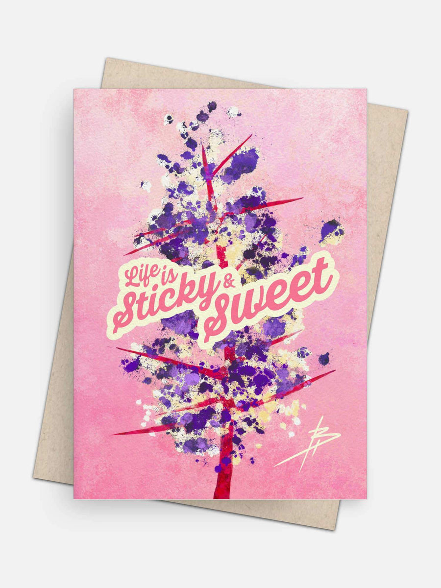 Sticky & Sweet / Candy Empowerment Card-Greeting Cards-Arsenal By Blake Hunter
