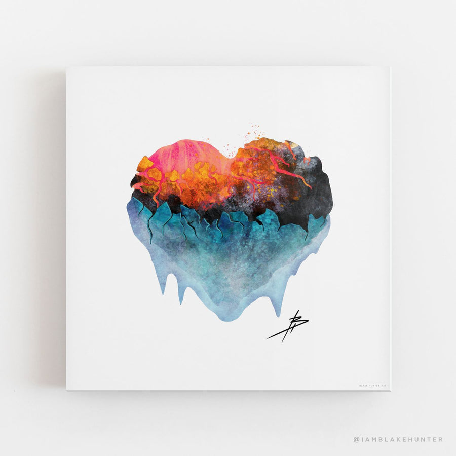 Thawed Heart | 132 | Wall Art-Wall Art-Arsenal By Blake Hunter