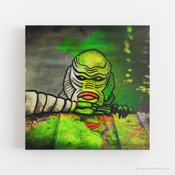 Thing In The Lagoon | 088 | Wall Art-Wall Art-Arsenal By Blake Hunter