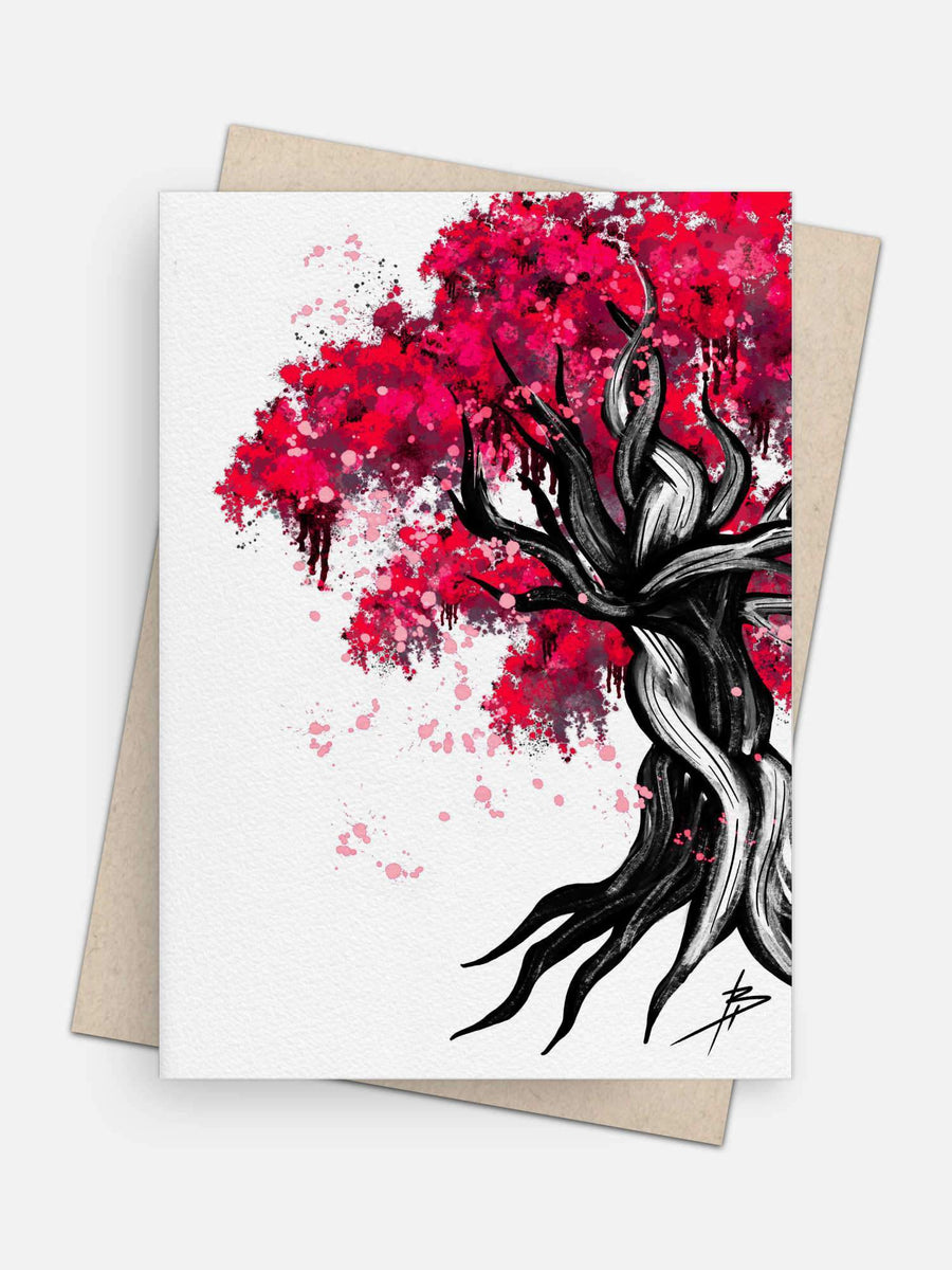 Twisted Beauty Empathy Card-Greeting Cards-Arsenal By Blake Hunter