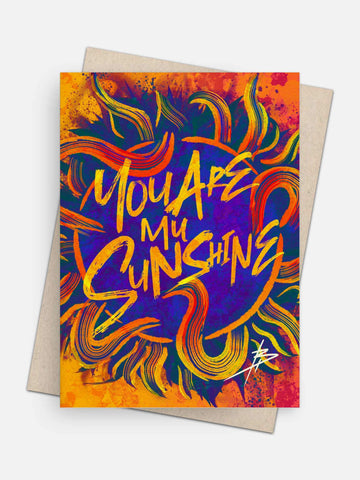 You Are My Sunshine Love Card-Greeting Cards-Arsenal By Blake Hunter