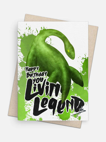 You Living Legend Birthday Card-Greeting Cards-Arsenal By Blake Hunter